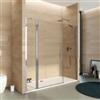 DEGHI Box doccia nicchia 180cm 30 giunto + 100 battente + 60 fisso trasparente 195h - Nilo