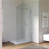 DEGHI Box doccia Walk in arco 100 cm vetro anticalcare trasparente e profilo cromo 210h - Deka