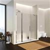 DEGHI Box doccia nicchia 180cm 45 giunto + 80 battente + 65 fisso trasparente 195h - Nilo