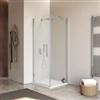 DEGHI Box doccia 75X85 cm battente 85 cm con vetro temperato trasparente e profilo cromo 195h - Nilo