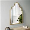 DEGHI Specchio da parete 61x91h cm con cornice oro - Sorriso