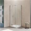 DEGHI Box doccia 70X85 cm doppio battente con vetro temperato trasparente e profilo cromo 195h - Nilo