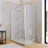 DEGHI Box doccia 150X90 cm battente con vetro anticalcare trasparente e profilo cromo 200h - Artego