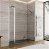 DEGHI Box doccia nicchia 180cm 35 giunto + 80 battente + 75 fisso trasparente 195h - Nilo