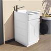 DEGHI Mobile lavatoio per interno o esterno 45x60 anta + vasca e asse lavapanni