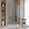 DEGHI Box doccia nicchia 120 cm scorrevole con vetro slim trasparente e profilo cromo 195h - Glide