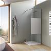 DEGHI Box doccia Walk in 70 cm vetro 8 mm anticalcare serigrafato e profilo cromo 200h - Keep