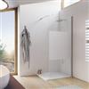 DEGHI Box doccia Walk in 90 cm vetro 8 mm anticalcare serigrafato e profilo cromo 200h - Keep