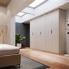 DEGHI Armadio battente 300x236h cm cashmere con 6 ante reversibili cashmere - Ventur