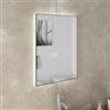 DEGHI Specchio led 50x70 cm reversibile nero opaco retroilluminato - Estrella