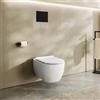 DEGHI Vaso sospeso in ceramica rimless con copriwc softclose - One