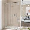 DEGHI Box doccia angolare 130x80 cm scorrevole sx cristallo anticalcare 8 mm 200h cromo - Abelia