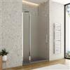 DEGHI Box doccia nicchia 130cm 95 battente + 35 giunto opaco 190h - Nilo