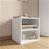 DEGHI Cubo modulare con mensola bianco - Puzzle