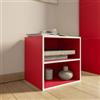 DEGHI Cubo modulare con mensola rosso - Puzzle