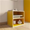DEGHI Cubo modulare con mensola giallo - Puzzle