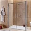 DEGHI Box doccia 90x140 apertura saloon con vetro anticalcare trasparente e profilo cromo 195h - Lost
