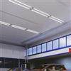 DEGHI Plafoniera stagna led 120 cm in policarbonato bianco