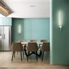DEGHI Set lampada da soffitto + 2 applique a luce naturale in alluminio bianco goffrato
