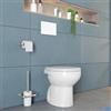 DEGHI Vaso tradizionale con scarico a terra e sedile softclose bianco - Casper