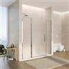 DEGHI Box doccia nicchia 185cm 50 giunto + 100 battente + 35 fisso opaco 190h - Nilo
