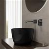 VITRA Lavabo d'appoggio 38x24,5 h cm nero lucido - Capital