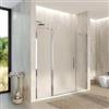 DEGHI Box doccia nicchia 180cm 50 giunto + 90 battente + 45 fisso opaco 195h - Nilo
