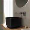 VITRA Lavabo d'appoggio 36,5x24,5 h cm nero opaco - Capital