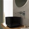 VITRA Lavabo d'appoggio 36,5x24,5 h cm nero lucido - Capital