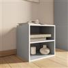 DEGHI Cubo modulare con mensola grigio chiaro - Puzzle