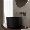 VITRA Lavabo d'appoggio 45,5x25 h cm nero lucido - Capital