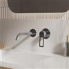 DEGHI Miscelatore lavabo a muro canna 20 cm cromo - Ketra