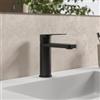 DEGHI Miscelatore lavabo 16,6h cm in ottone nero opaco - Ketra