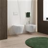 DEGHI Coppia di sanitari sospesi con sedile softclose a sgancio rapido Clessidra