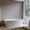 DEGHI Vasca freestanding 180x90 cm in cemento bianco - Hamilton
