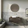 DEGHI Mobile bagno portalavabo 90 cm con cassetto bronzo in legno di mango - Lyle