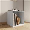 DEGHI Cubo modulare effetto rovere bianco - Puzzle