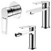DEGHI Set miscelatore lavabo e bidet con incasso doccia cromo - Ketra