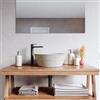 VITRA Lavabo d'appoggio 40x15h cm bianco in battuto di terrazzo dalmazia - Marks