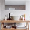 VITRA Lavabo d'appoggio 40x15h cm bianco in battuto di terrazzo veneziano - Marks