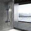 DEGHI Colonna doccia 140 h cm in acciaio inox nero opaco - Suva