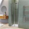 DEGHI Box doccia nicchia 70 cm saloon con vetro anticalcare trasparente e profilo cromo 195h - Lost