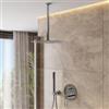 DEGHI Set incasso doccia con deviatore e doccino con braccio doccia 32 cm e soffione 40 cm cromo - Ketra