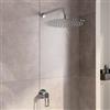 DEGHI Set incasso doccia con braccio 40 cm e soffione 40 cm cromo - Ketra
