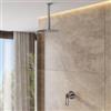 DEGHI Set incasso doccia con braccio a soffitto 22 cm e soffione 20 cm cromo - Ketra