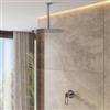 DEGHI Set incasso doccia con braccio a soffitto 22 cm e soffione 30 cm cromo - Ketra