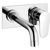 PAINI Miscelatore lavabo a muro con piastra cromato - Parallel di Paini