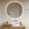 DEGHI Specchio da bagno tondo Ø 110 cm luce fredda - Amede