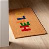 DEGHI Zerbino 45x75 cm in coir Hello multicolor