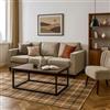 DEGHI Tappeto da esterno 200x300 cm in tessuto idrorepellente a quadri beige - Rupert